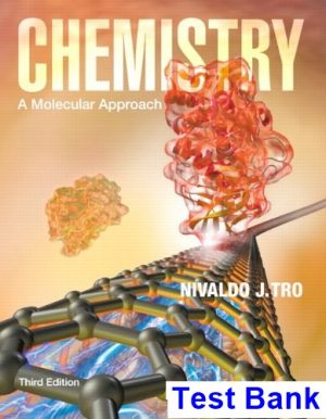 Chemistry A Molecular Approach 3rd Edition Tro Test Bank