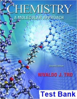 Chemistry A Molecular Approach with MasteringChemistry 2nd Edition Tro Test Bank