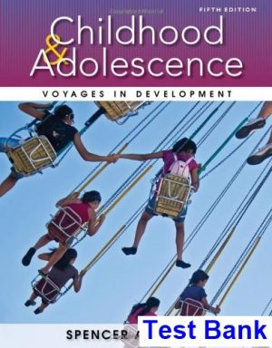 Childhood and Adolescence Voyages in Development 5th Edition Rathus Test Bank