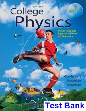 College Physics 4th Edition Giambattista Test Bank
