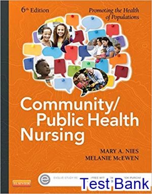 Community and Public Health Nursing 6th Edition Nies Test Bank