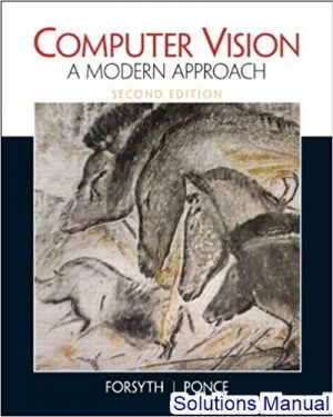 Computer Vision A Modern Approach 2nd Edition Forsyth Solutions Manual