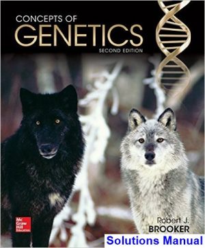 Concepts of Genetics 2nd Edition Brooker Solutions Manual