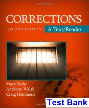 Corrections 2nd Edition Stohr Test Bank
