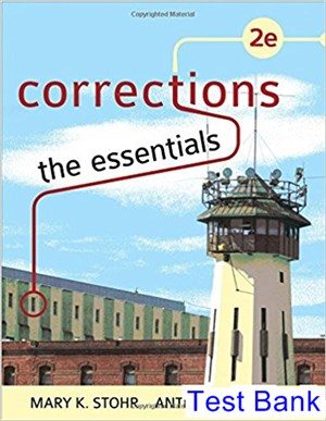 Corrections The Essentials 2nd Edition Stohr Test Bank
