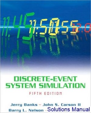 Discrete Event System Simulation 5th Edition Banks Solutions Manual