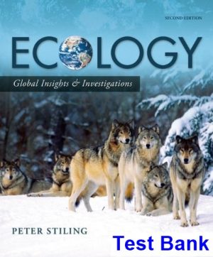 Ecology Global Insights and Investigations 2nd Edition Stiling Test Bank