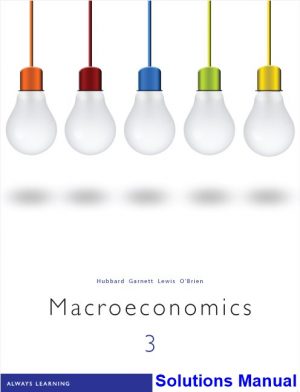 Economics 3rd Edition Hubbard Solutions Manual