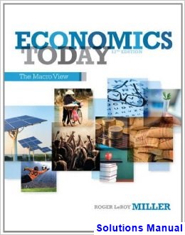 Economics Today The Macro 17th Edition Roger LeRoy Miller Solutions Manual