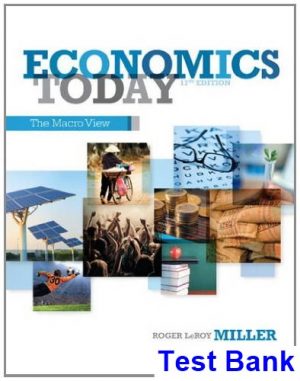 Economics Today The Macro 17th Edition Roger LeRoy Miller Test Bank