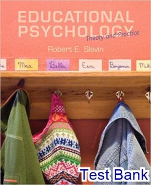 Educational Psychology Theory and Practice 11th Edition Slavin Test Bank