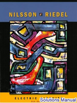 Electric Circuits 9th Edition Nilsson Solutions Manual