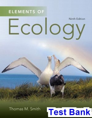 Elements of Ecology 9th Edition Smith Test Bank