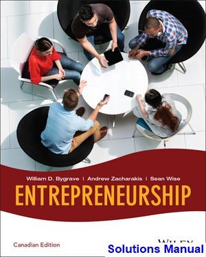 Entrepreneurship 2008 1st Edition Bygrave Solutions Manual