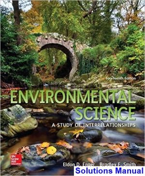 Environmental Science 14th Edition Enger Solutions Manual