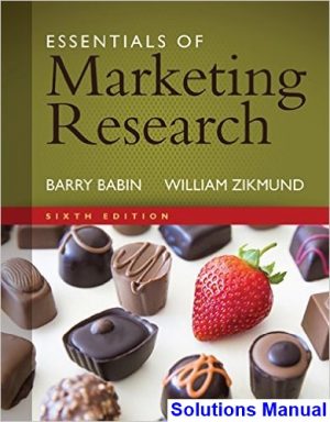 Essentials of Marketing Research 6th Edition Babin Solutions Manual