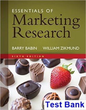 Essentials of Marketing Research 6th Edition Babin Test Bank