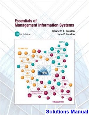 Essentials of MIS 10th Edition Laudon Solutions Manual