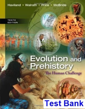 Evolution and Prehistory The Human Challenge 10th Edition Haviland Test Bank
