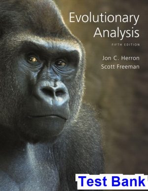 Evolutionary Analysis 5th Edition Herron Test Bank