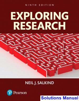 Exploring Research 9th Edition Salkind Solutions Manual
