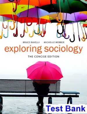 Exploring Sociology The Concise Edition Canadian 1st Edition Ravelli Test Bank