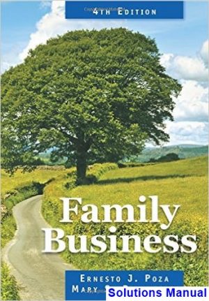 Family Business 4th Edition Poza Solutions Manual