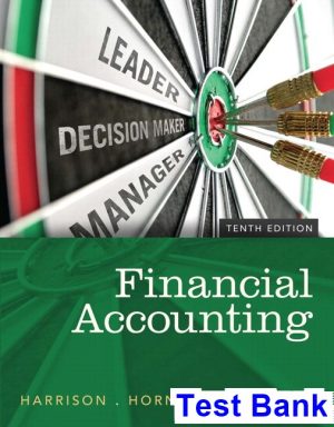 Financial Accounting 10th Edition Harrison Test Bank