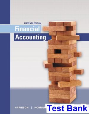 Financial Accounting 11th Edition Harrison Test Bank