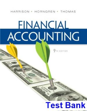 Financial Accounting 9th Edition Harrison Test Bank