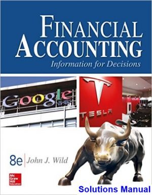 Financial Accounting Information for Decisions 8th Edition John Wild Solutions Manual