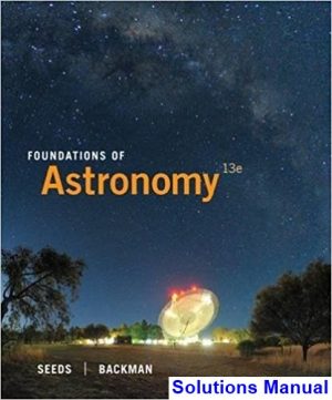 Foundations of Astronomy 13th Edition Seeds Solutions Manual