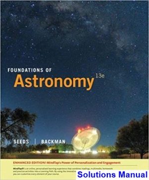 Foundations of Astronomy Enhanced 13th Edition Seeds Solutions Manual