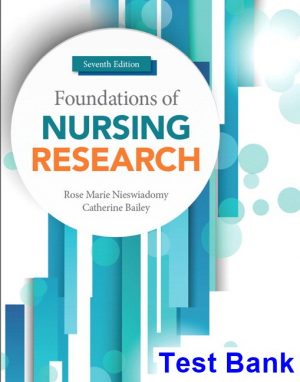 Foundations of Nursing Research 7th Edition Nieswiadomy Test Bank