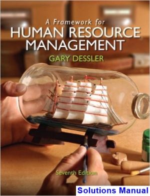 Framework for Human Resource Management 7th Edition Gary Dessler Solutions Manual