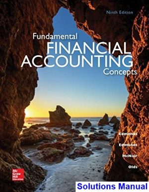 Fundamental Financial Accounting Concepts 9th Edition Edmonds Solutions Manual
