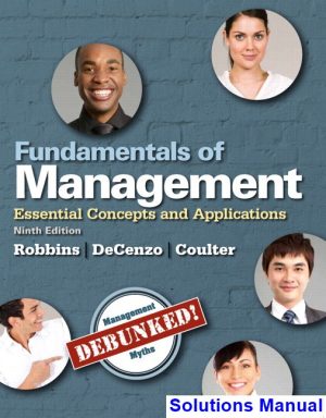 Fundamentals of Management Essential Concepts and Applications 14th Edition Robbins Solutions Manual