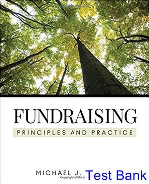 Fundraising Principles and Practice 1st Edition Worth Test Bank
