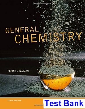 General Chemistry 10th Edition Ebbing Test Bank