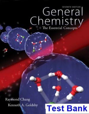 General Chemistry The Essential Concepts 7th Edition Chang Test Bank