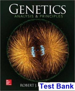 Genetics Analysis and Principles 5th Edition Brooker Test Bank