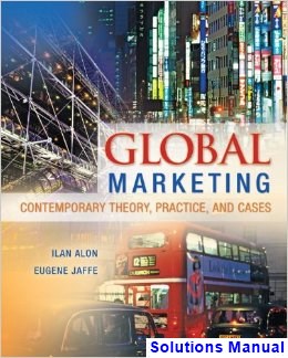 Global Marketing Contemporary Theory Practice and Cases 1st Edition Alon Solutions Manual