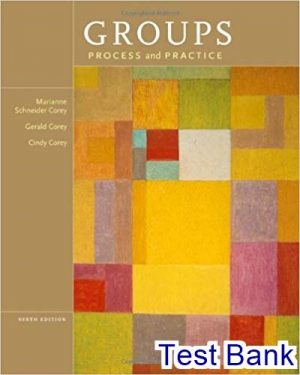 Groups Process and Practice 9th edition Corey Test Bank