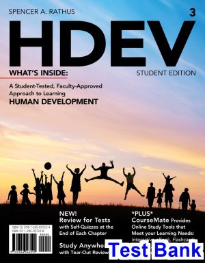 HDEV 3rd Edition Rathus Test Bank