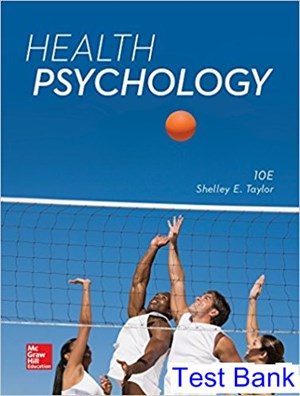 Health Psychology 10th Edition Taylor Test Bank