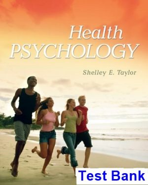Health Psychology 9th Edition Taylor Test Bank