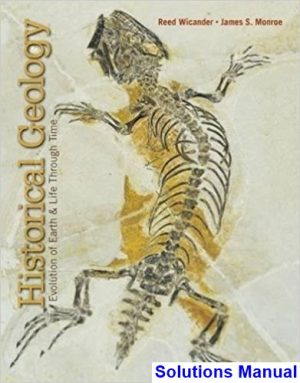 Historical Geology 8th Edition Wicander Solutions Manual