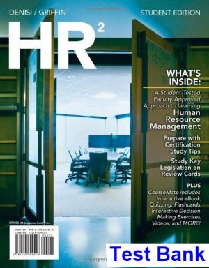 HR 2 0 2nd Edition DeNisi Test Bank