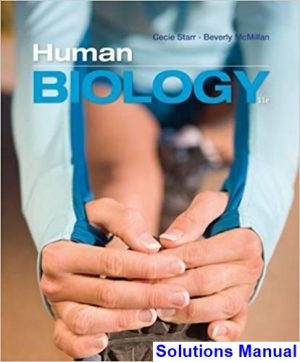 Human Biology 11th Edition Starr Solutions Manual