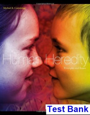 Human Heredity Principles and Issues 10th Edition Michael Cummings Test Bank